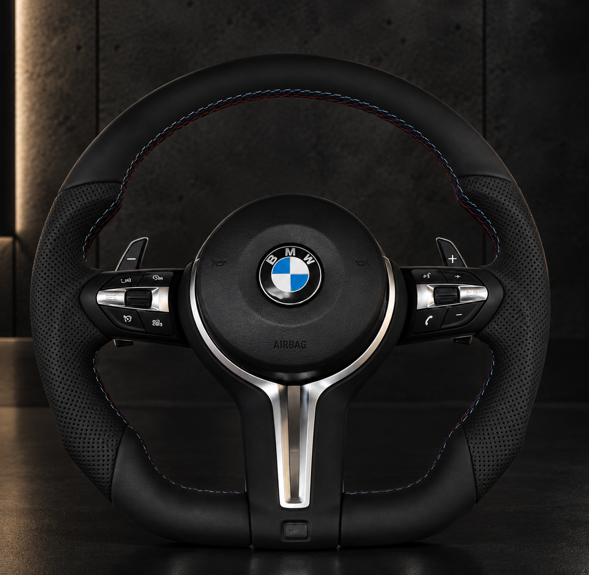 Volante BMW M Sport Cuero Perforado Costura M