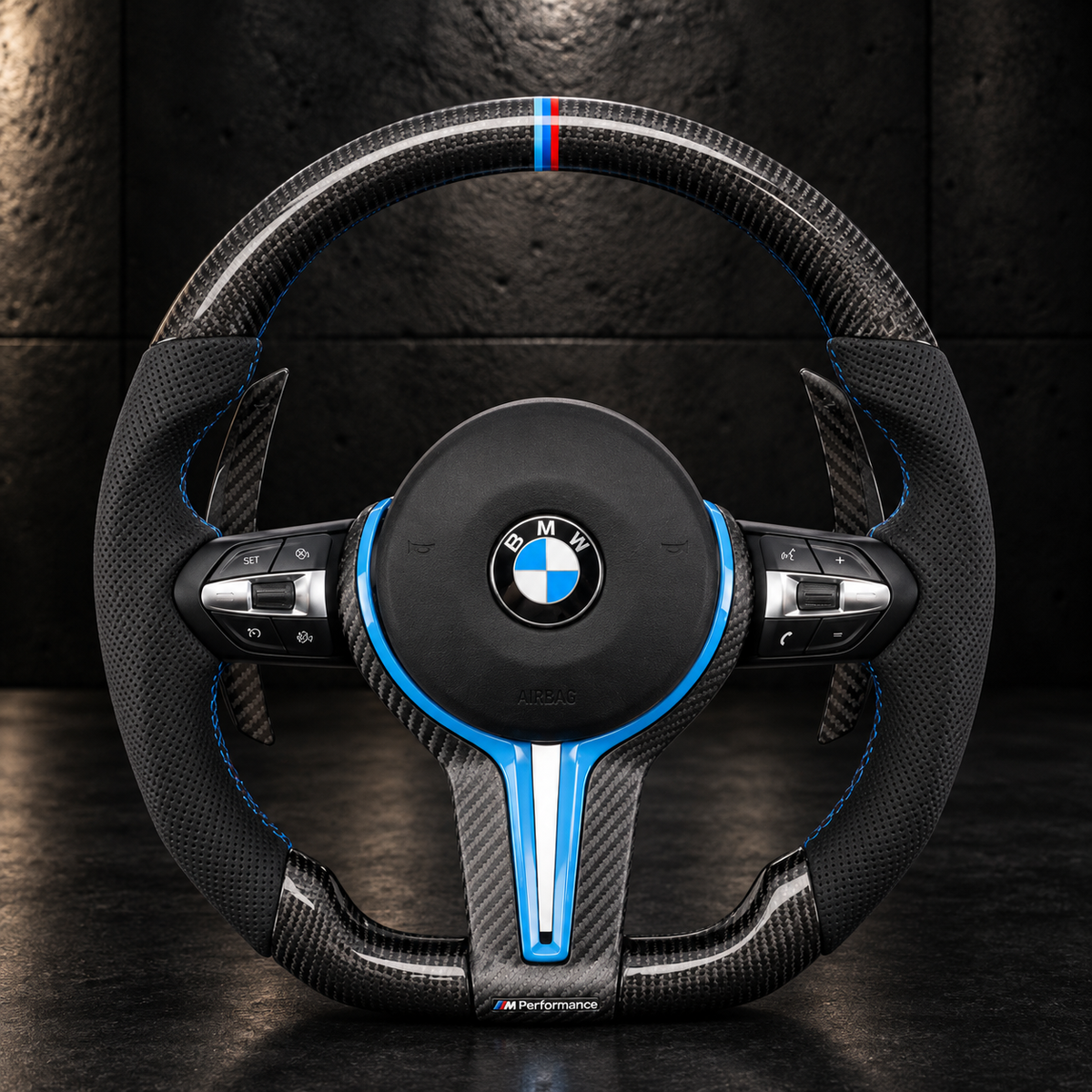 Volante BMW M Carbono Black Spoke
