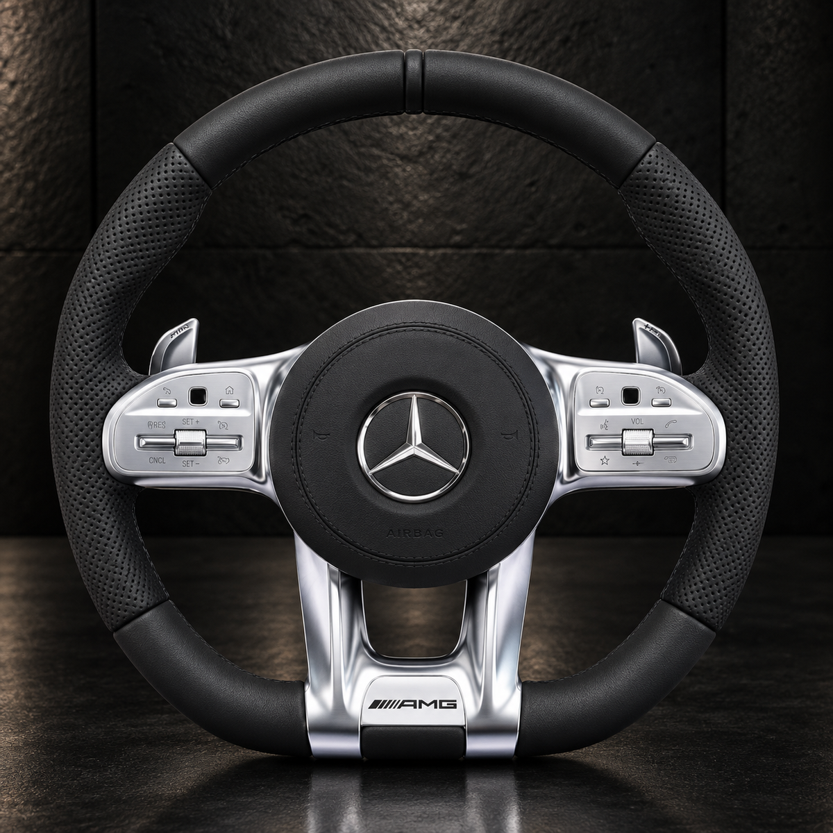 Volante Mercedes-Benz Cuero Marrón Espresso