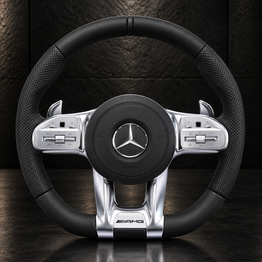 Volante Mercedes-Benz Cuero Marrón Espresso